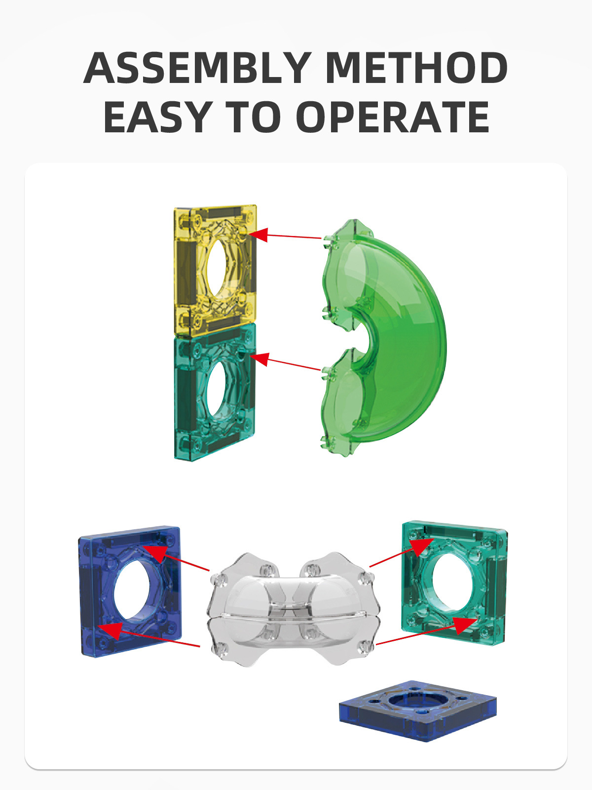 <北美热卖>滑道滚珠磁力片积木跨境亚马逊智力拼装男孩玩具礼物详情8
