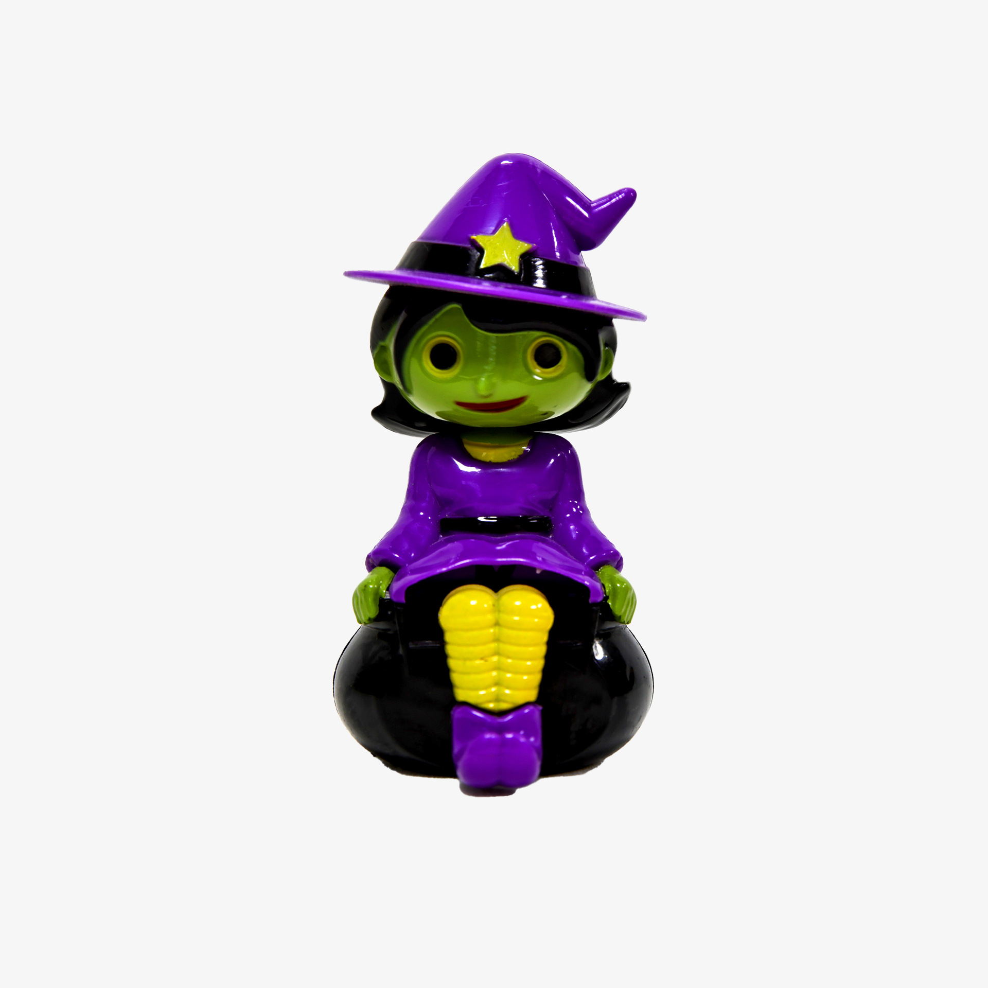 Cross-border best-selling solar-powered Halloween Skeleton Witch Ghost car automatic shaking head car interior ornaments are available for wholesale pic 10