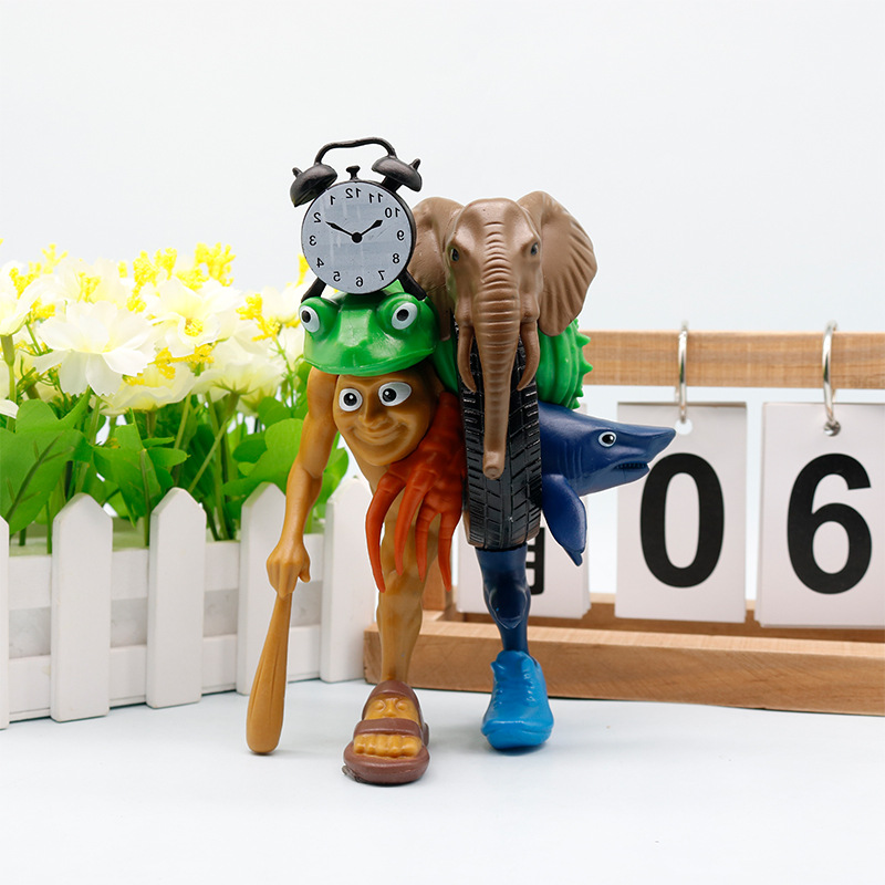 抖音美国山海经木棍人结合版海市tungtungsahur异兽搞怪抽象手办详情3