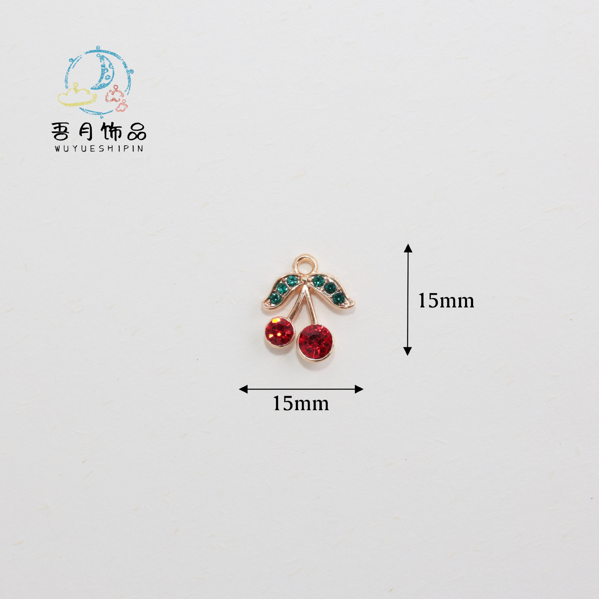 水果西瓜草莓樱桃手链项链耳环耳饰合金滴油饰品配件手工diy材料详情10