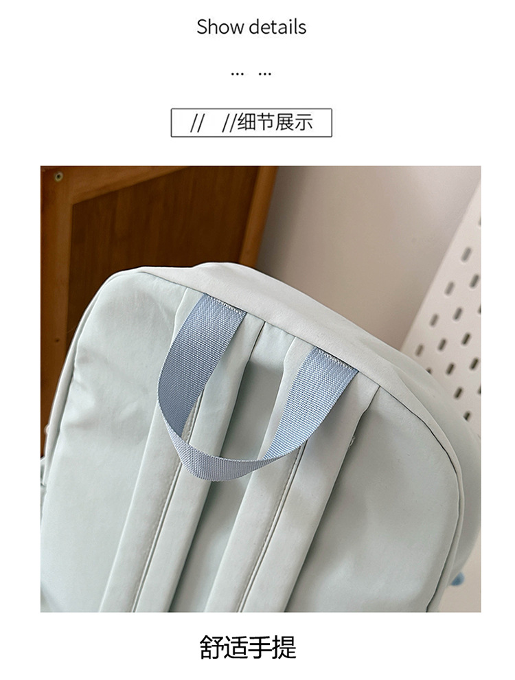 日系ins休闲校园小书包女高中大学生初中女生双肩包轻便旅游背包详情38