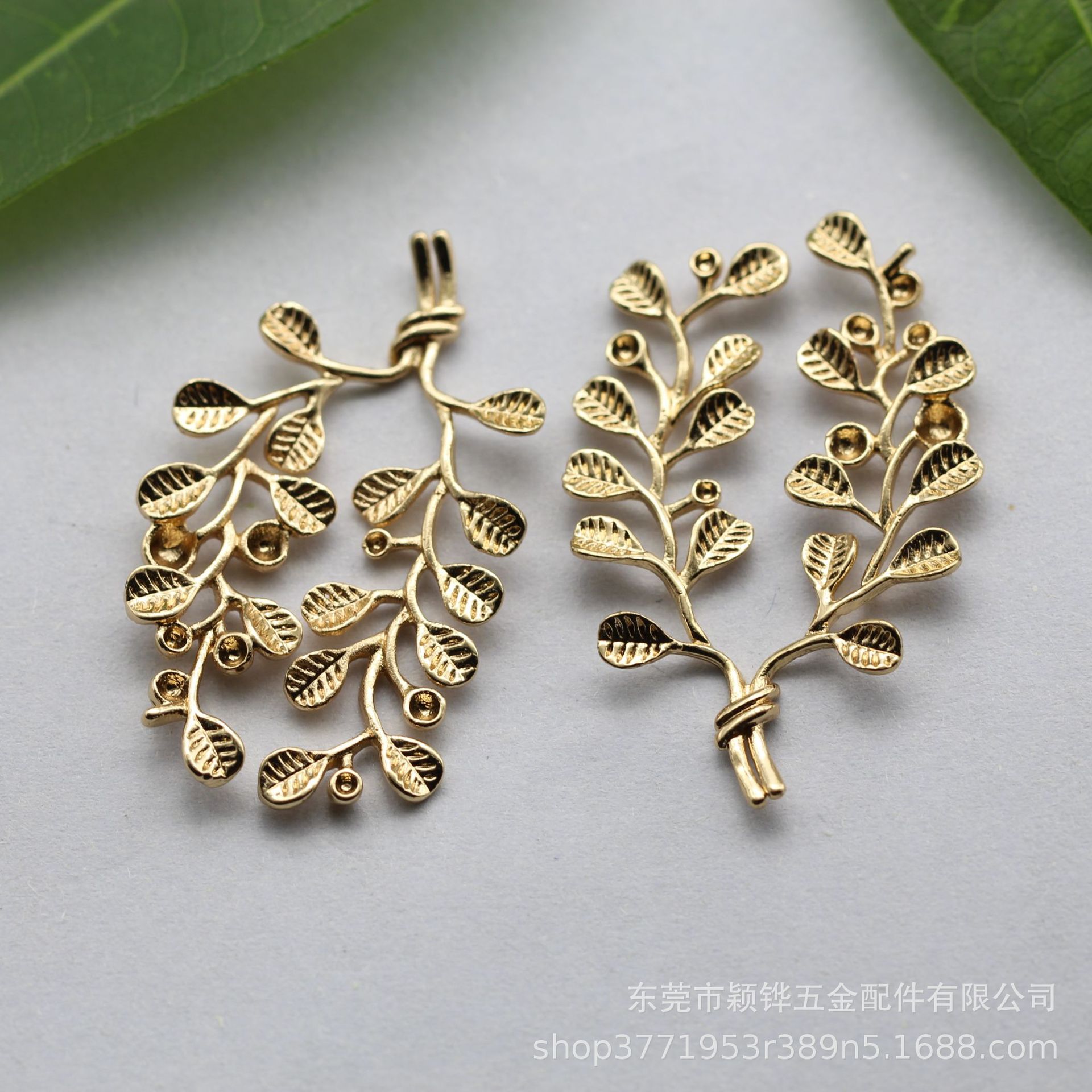 空心潮人耳饰黄铜菱形耳环耳钉配件diy手作材料菱形吊片挂件批发详情25