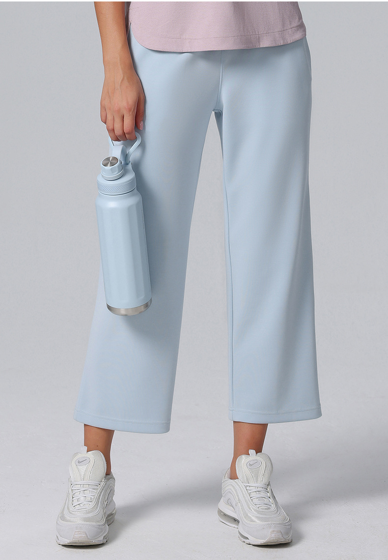 莫代尔七分裤Softstreme瑜伽运动休闲直筒裤阔腿显瘦宽松高腰女裤详情20