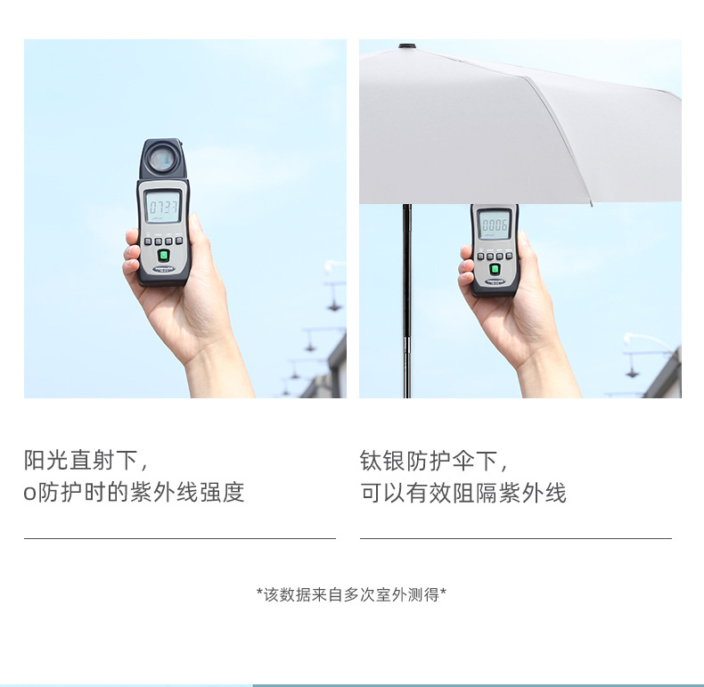 全自动晴雨两用遮阳伞钛银胶女小清新配色手柄雨伞加印logo广告伞详情24