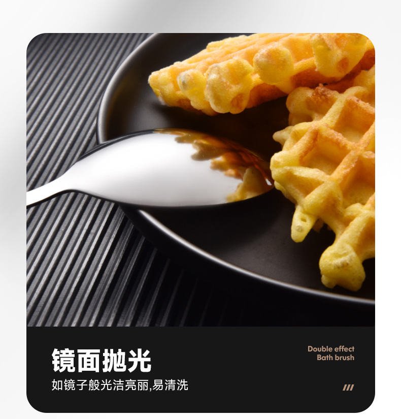 不锈钢叉子筷子勺子便携餐具套装学生户外餐具三件套礼品印刷logo详情12