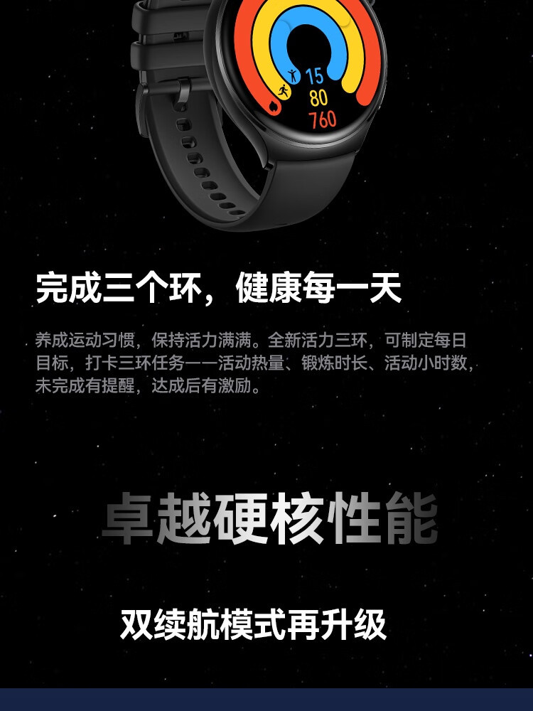 原装WATCH 4智能手表eSIM独立通话ECG心电分析100+运动安卓适用详情28