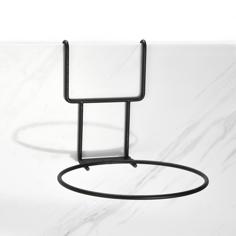 新款家用可折叠悬挂花架简易墙面花盆支架厂家现货批发厨卫五金杯架详情8