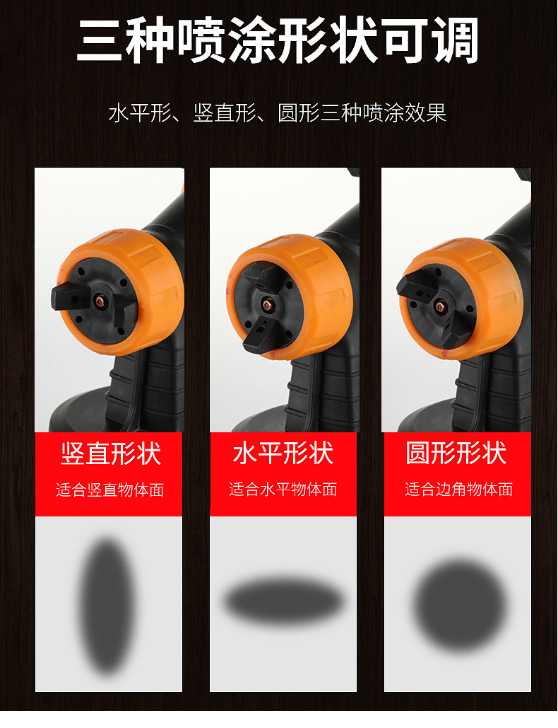 电动喷枪跨境新款高压消毒喷雾枪喷漆枪便携式乳胶漆油漆喷胶枪详情6