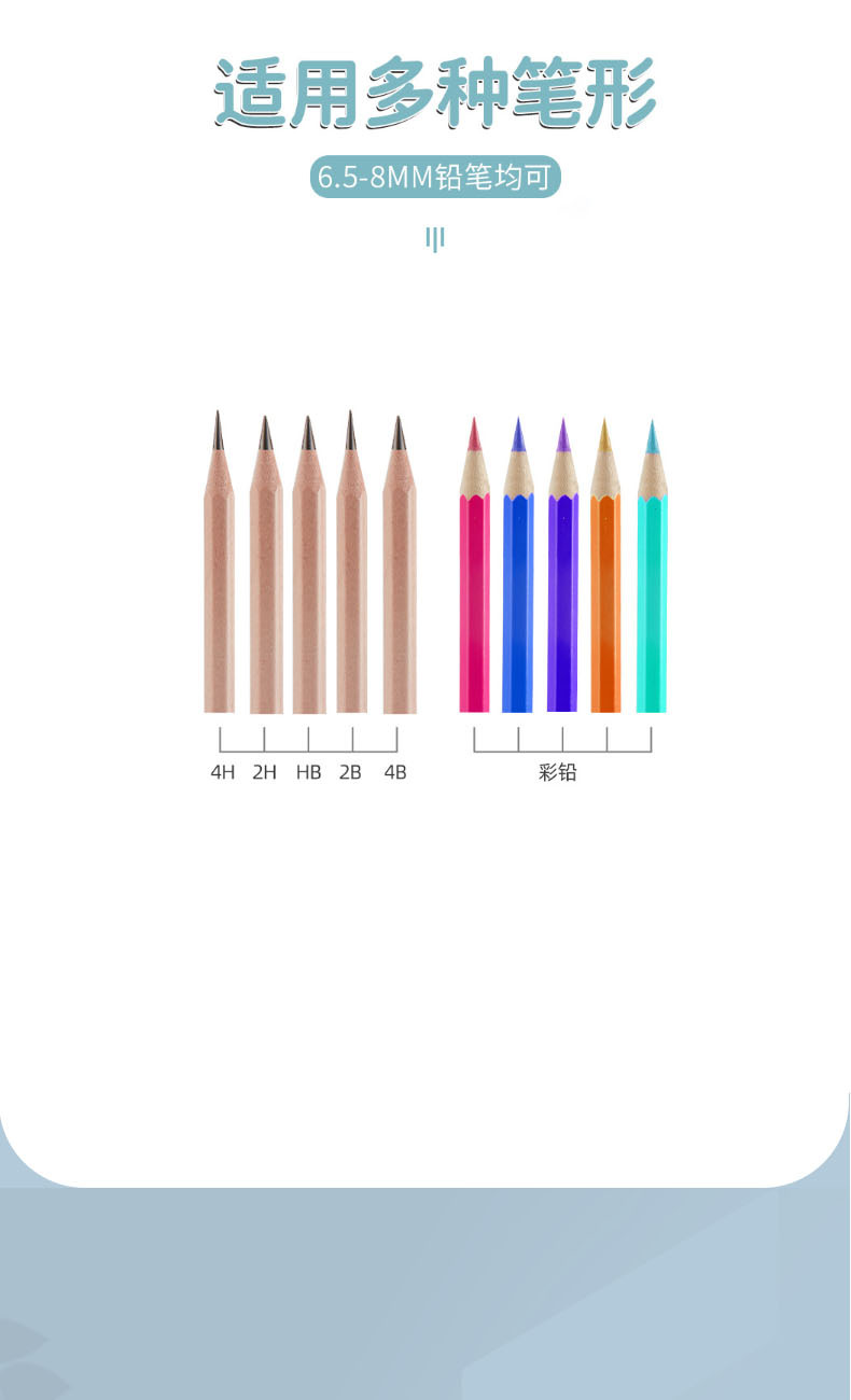 跨境厂家批发直销儿童文具卷笔刀转笔刀削铅笔创意卷笔器定制详情3