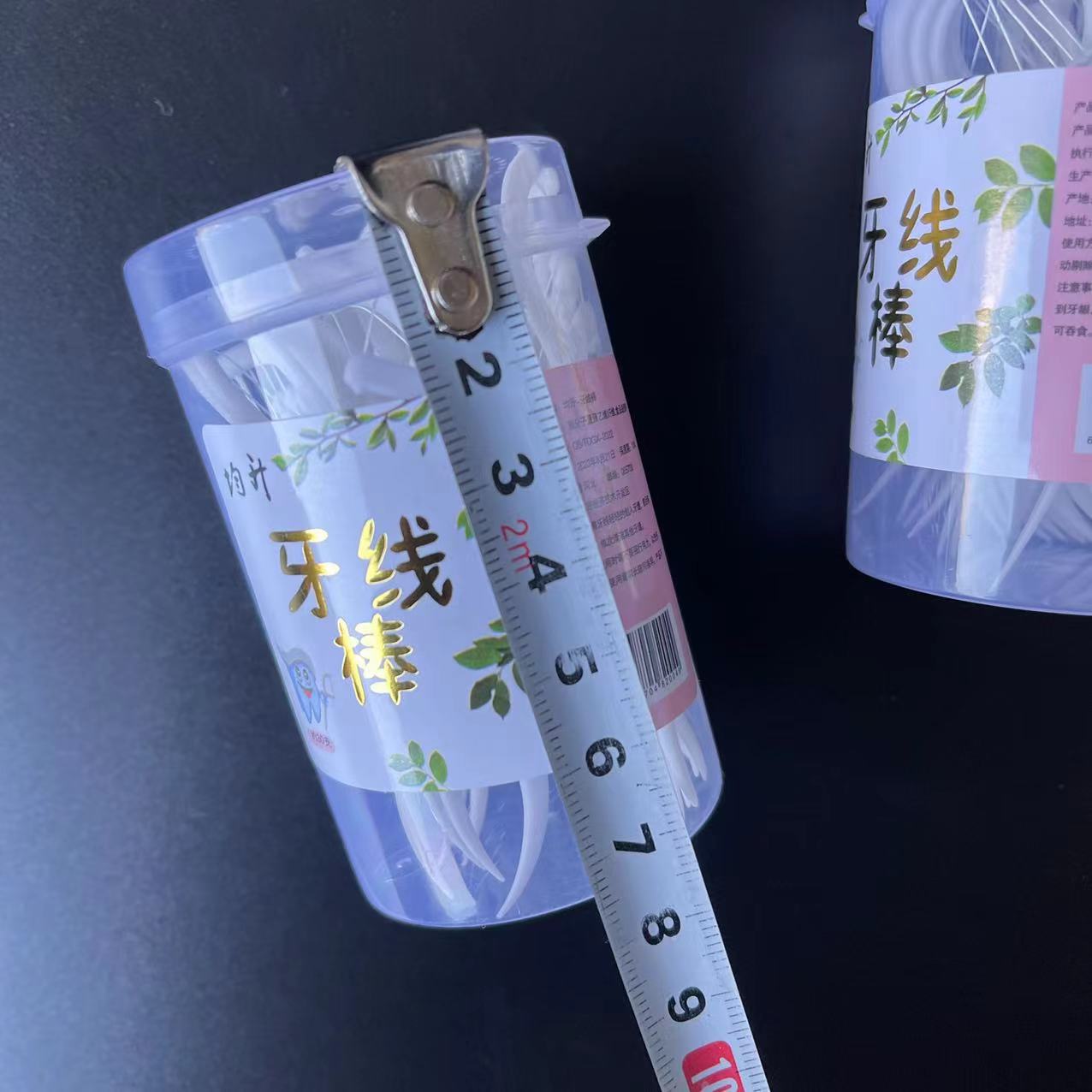 【1-11 Zones 】 Junsheng round box dental floss picks 12 per set 720 per piece. Round box dental floss 30 pieces. Dental floss, picking floss, toothpicks 1 yuan. Wholesale products from street stalls pic 1