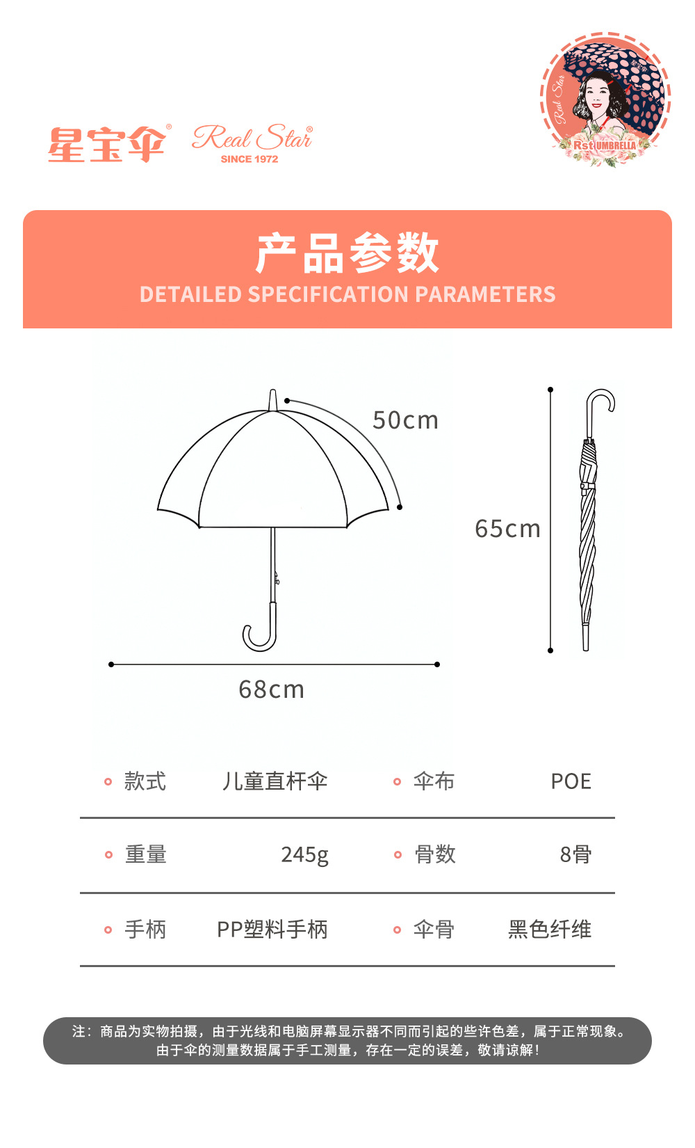 25跨境新品儿童伞可爱猫咪卡通雨伞出口老外实体店外贸货源详情14