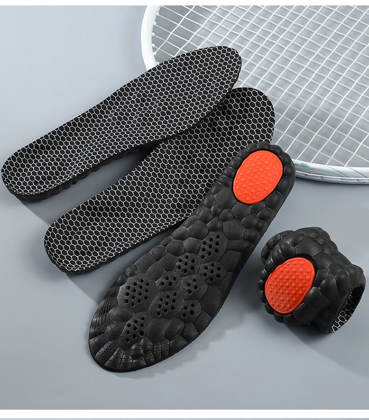 Graphene insoles with 3A-level anti-odor, antibacterial and deodorizing properties for basketball, badminton, leisure sports, high elasticity, shock absorption, breathability and sweat absorption pic 16