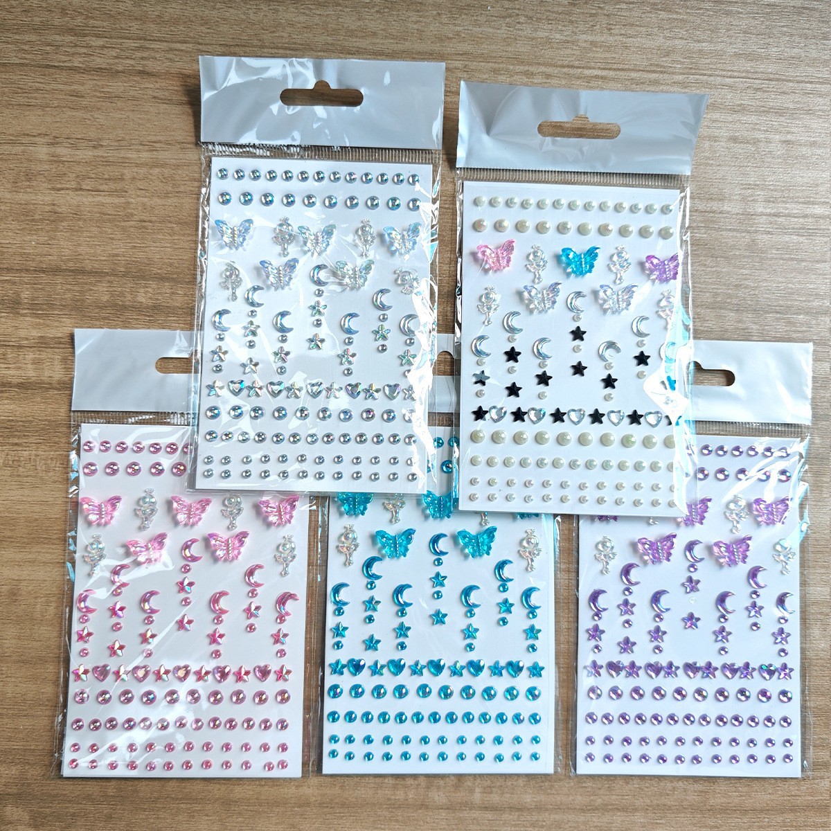 商超热销免胶钻石贴纸儿童化妆贴脸饰品美甲贴发贴演唱会妆照眉心贴详情6