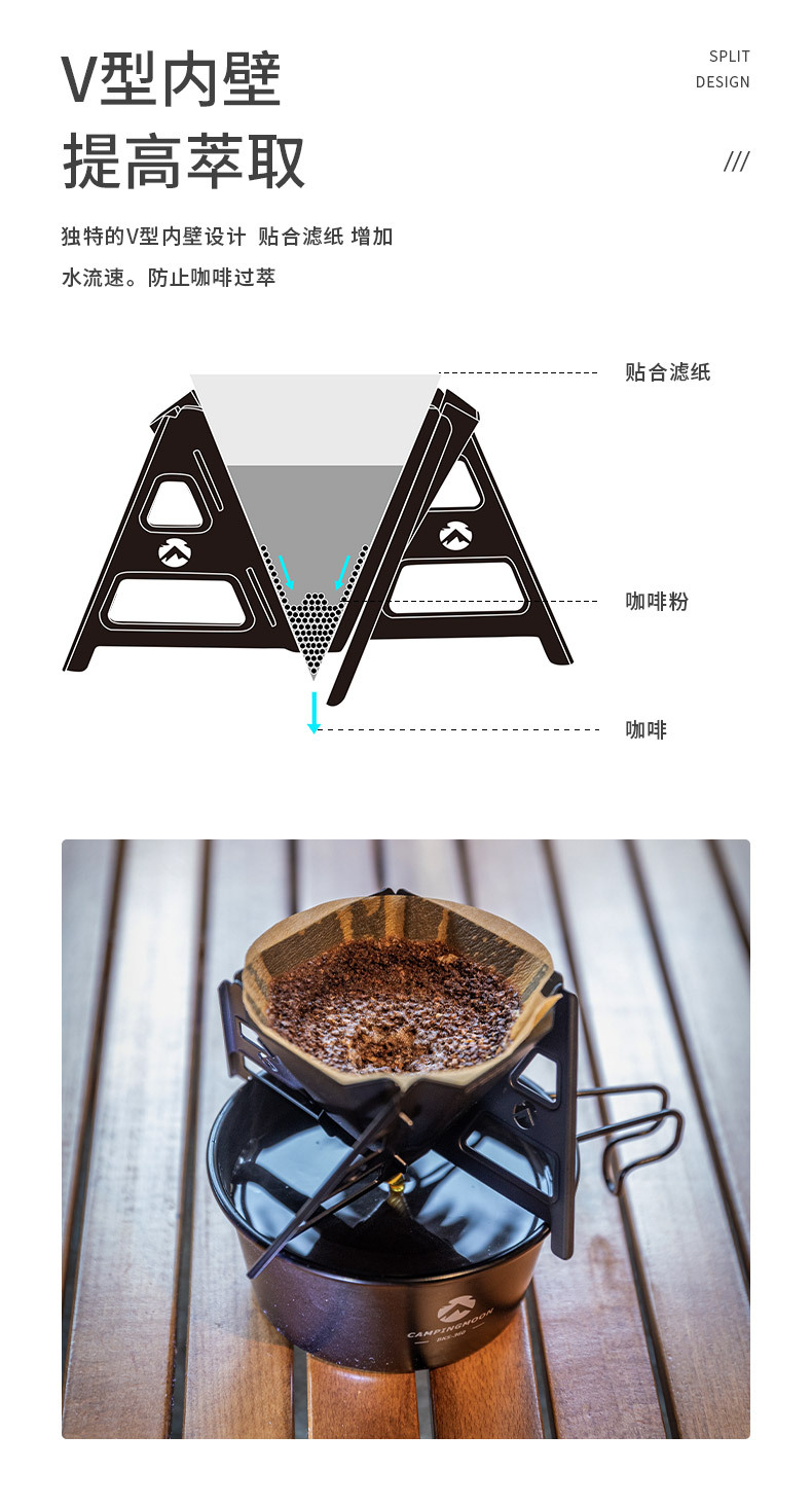 斯坦利八角摩卡咖啡壶手冲壶咖啡冲泡装置便携式不锈钢咖啡器具详情6