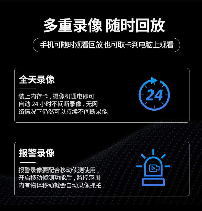 New lamp head type indoor camera, wireless day and night full-color 360-degree rotating high-definition monitoring home camera pic 9