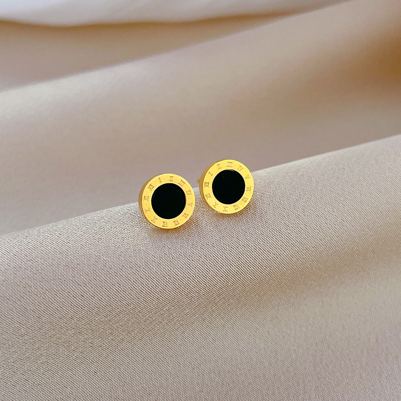 【通体钛钢】贝母幸运草极简风耳钉冷淡男女耳环个性气质宴会耳饰详情17