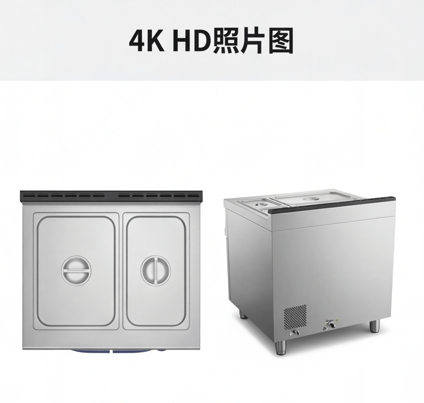 凯平中西餐饮恒温热菜台西厨商用台式保温汤池电加热带玻璃保温台详情4