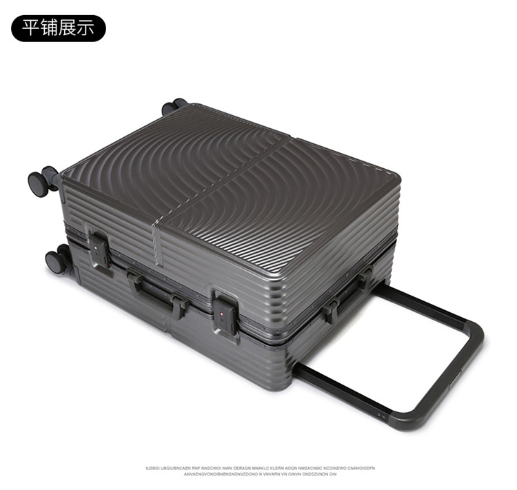 宽拉杆铝框行李箱万向轮大容量20寸24可登机密码箱旅行箱时尚拉杆详情20