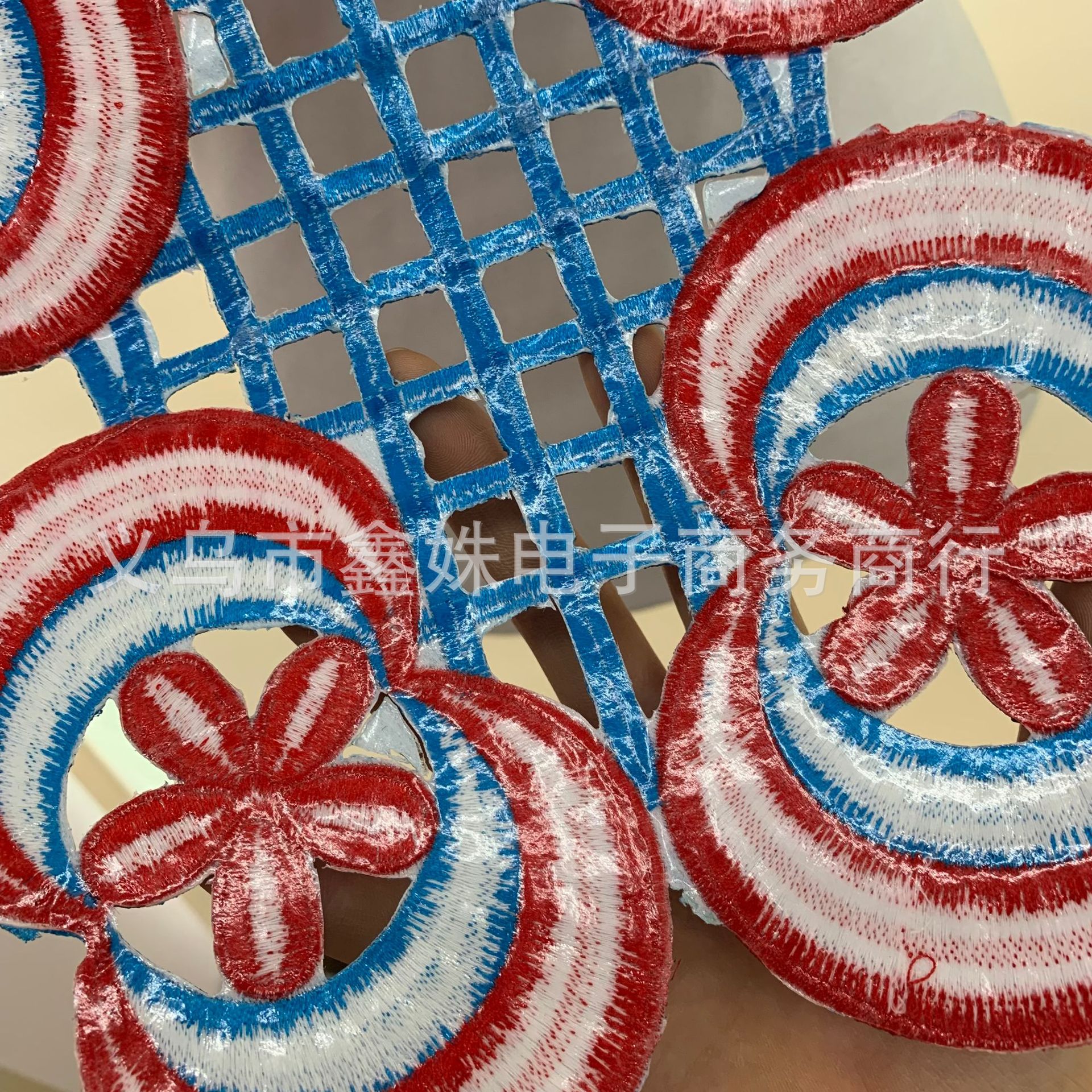 Embroidery, rhinestone and diamond fabric with adhesive backing decoration for foreign trade clothing accessories pic 53