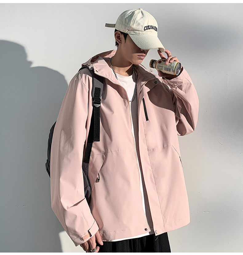 windproof waterproof casual detachable hooded outdoor suit pic 25