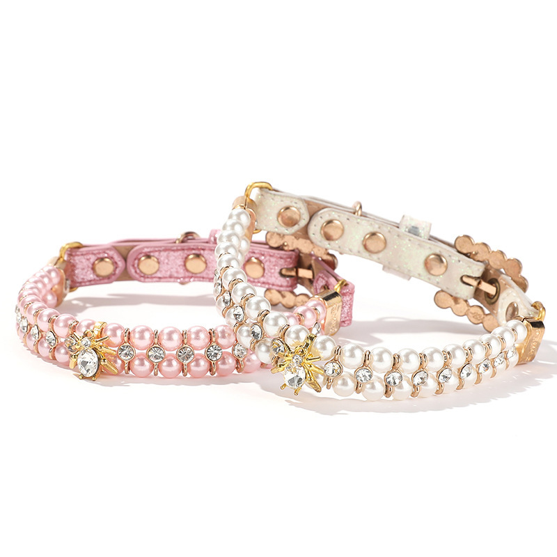 宠物项圈花卉图案宠物配饰宠物饰品宠物项链铃铛装饰用品多款可选详情14