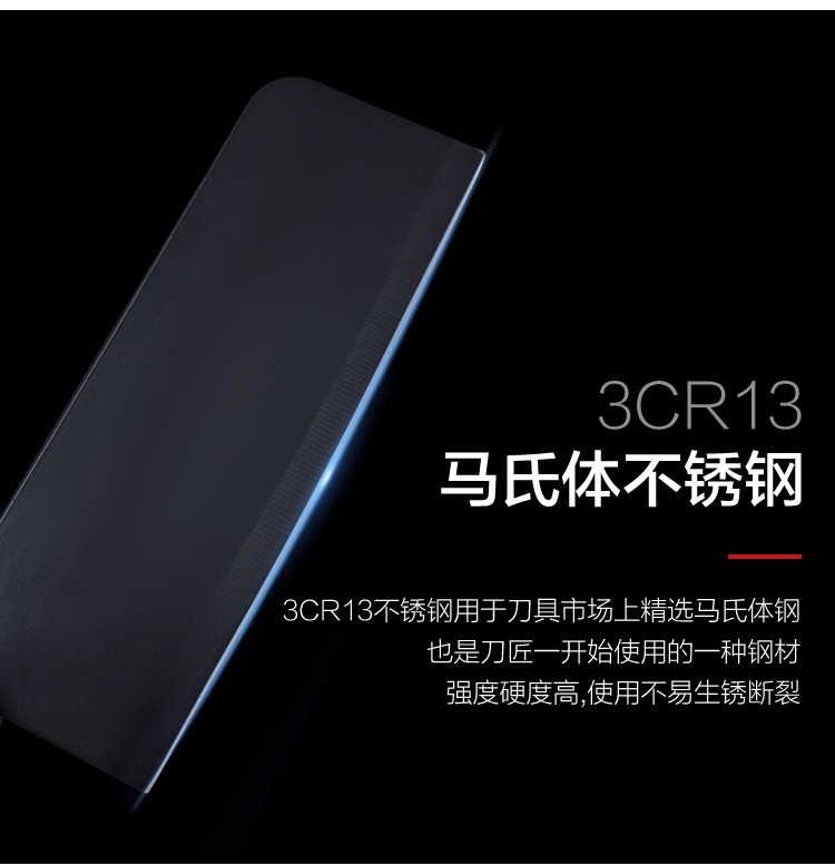 【新人到手0.01元】黑刃菜刀家用刀具切肉片刀水果刀女士刀厨房厨师刀切菜刀厂家直销详情5