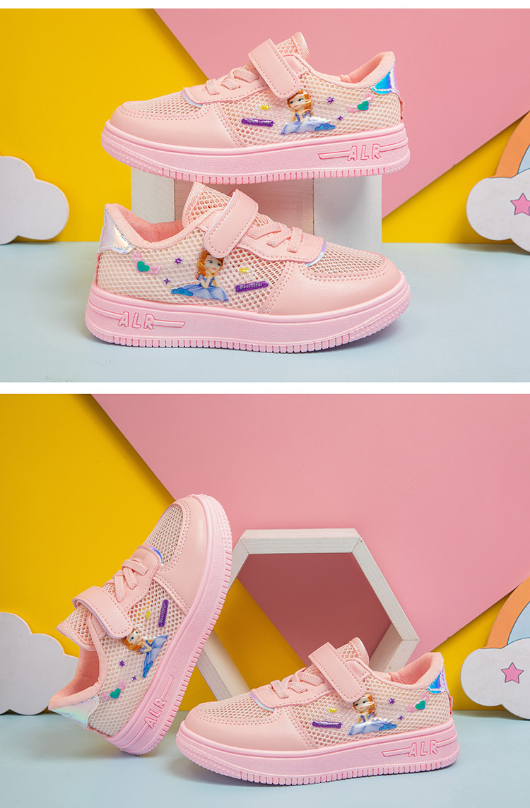女童鞋网面小白鞋2024春夏季透气新款儿童板鞋小学生公主运动鞋子详情20