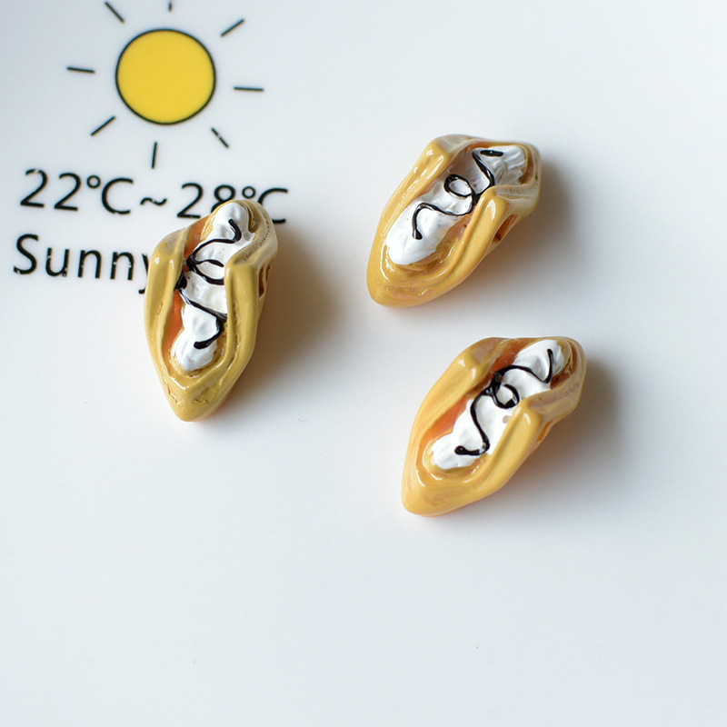Wholesale of simulated corn bread, cookies, popsicles, resin accessories, crocs, food toys, diy materials, pj1137 pic 19