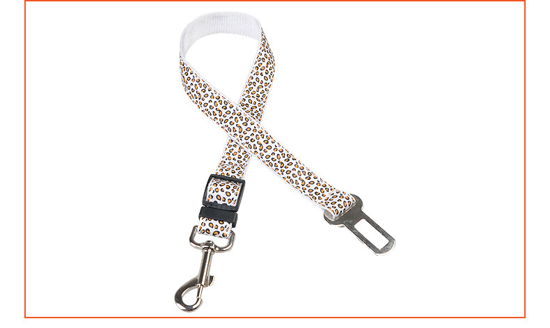 New pet supplies: leopard print car seat belts, camouflage traction ropes, foreign trade supplies, car pet seat belts pic 12