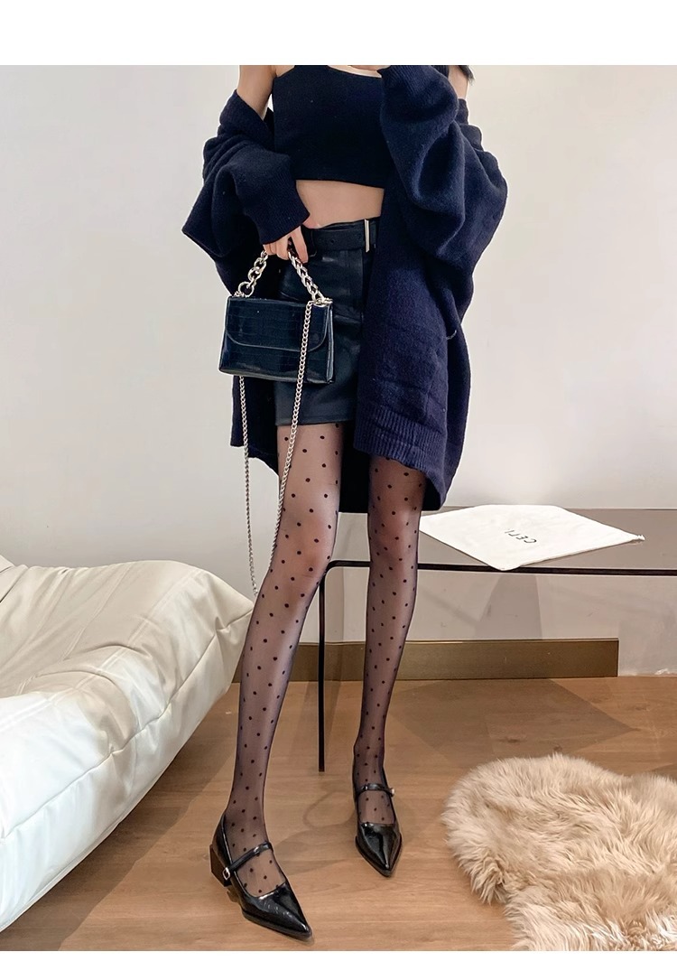 羊皮版~尖头复古玛丽珍鞋软皮一字带浅口粗跟单鞋女高跟通勤女鞋详情21