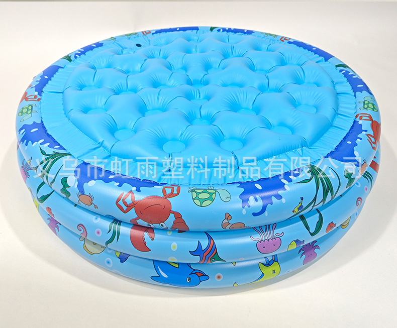 新生儿泡澡池家用戏水池儿童钓鱼池海洋球池充气圆形玩水桶多规格详情10