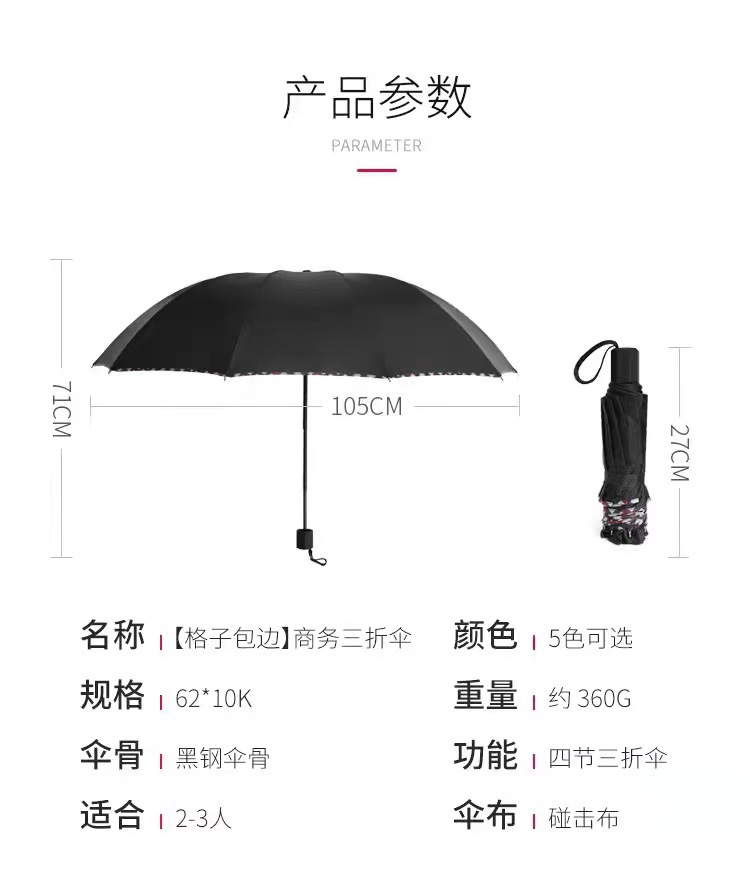 雨伞折叠伞高级感全自动大号太阳伞防紫外线遮阳伞晴雨两用广告伞详情29