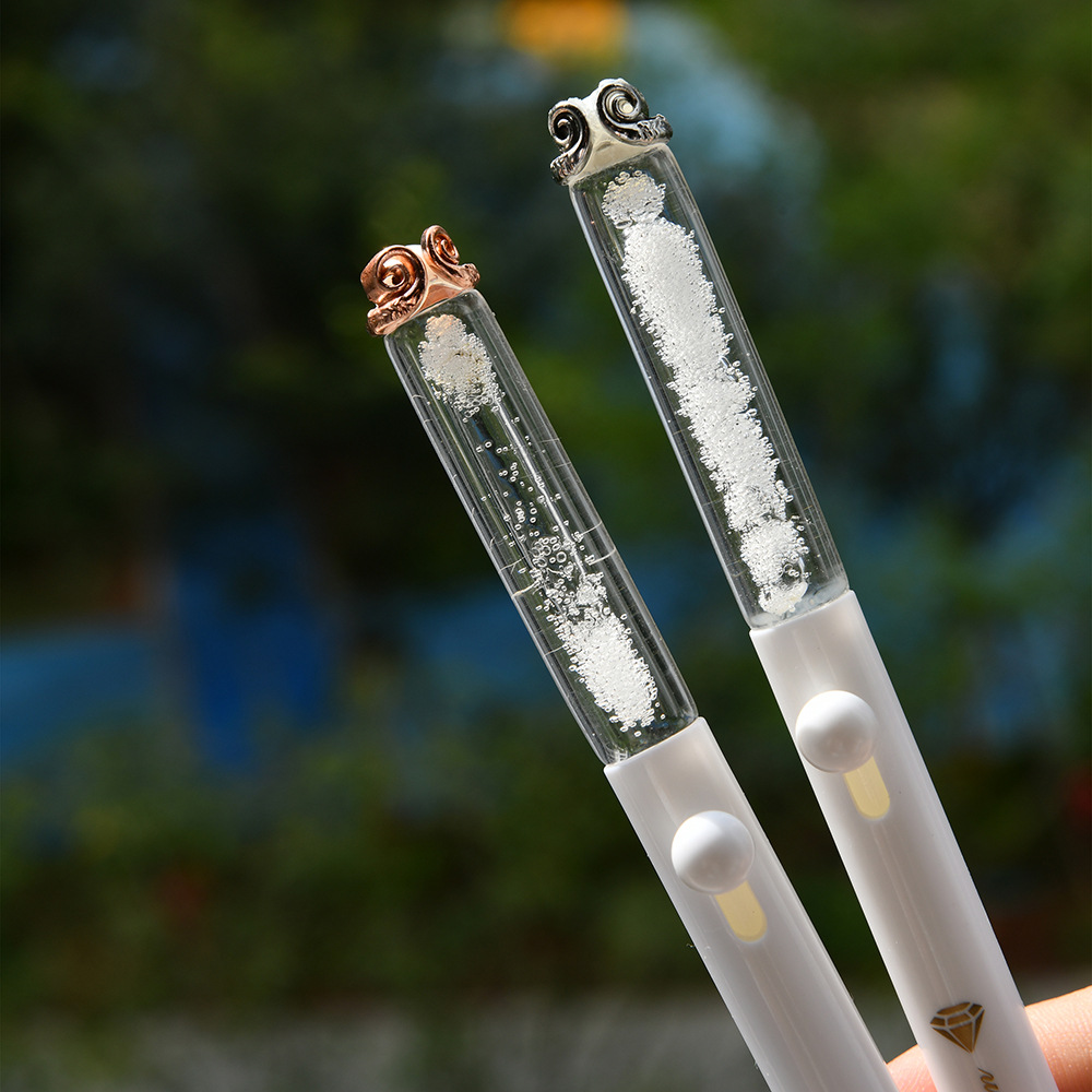 Chenxi Princess Pen 0.5mm Gel Pen Ice Crack Creative Press Gel Pen Queen Scepter Pen Designed student signature pen High-quality writing tools pic 31