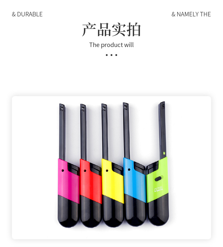 跨境电子点火器煤气灶加长安全点火器燃气厨房长嘴明火打火机现货详情10