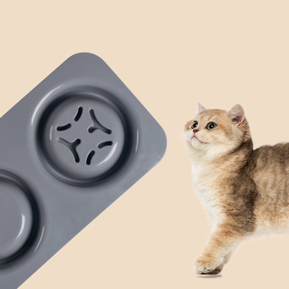 Silicone pet feeding tray, anti-tipping and anti-spillage, large-capacity pet feeding tray, suitable for both dogs and cats, cross-border pic 3