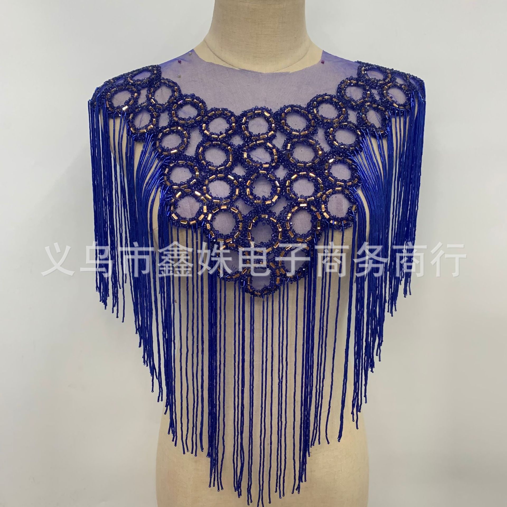 手工流苏领花披肩婚纱礼服服装辅料配件详情13