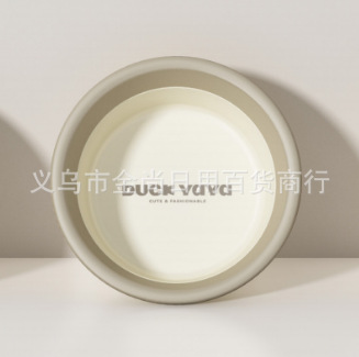 Thickened folding basin, large portable household collapsible water basin for babies, baby folding washbasin, bath basin, bathtub pic 2