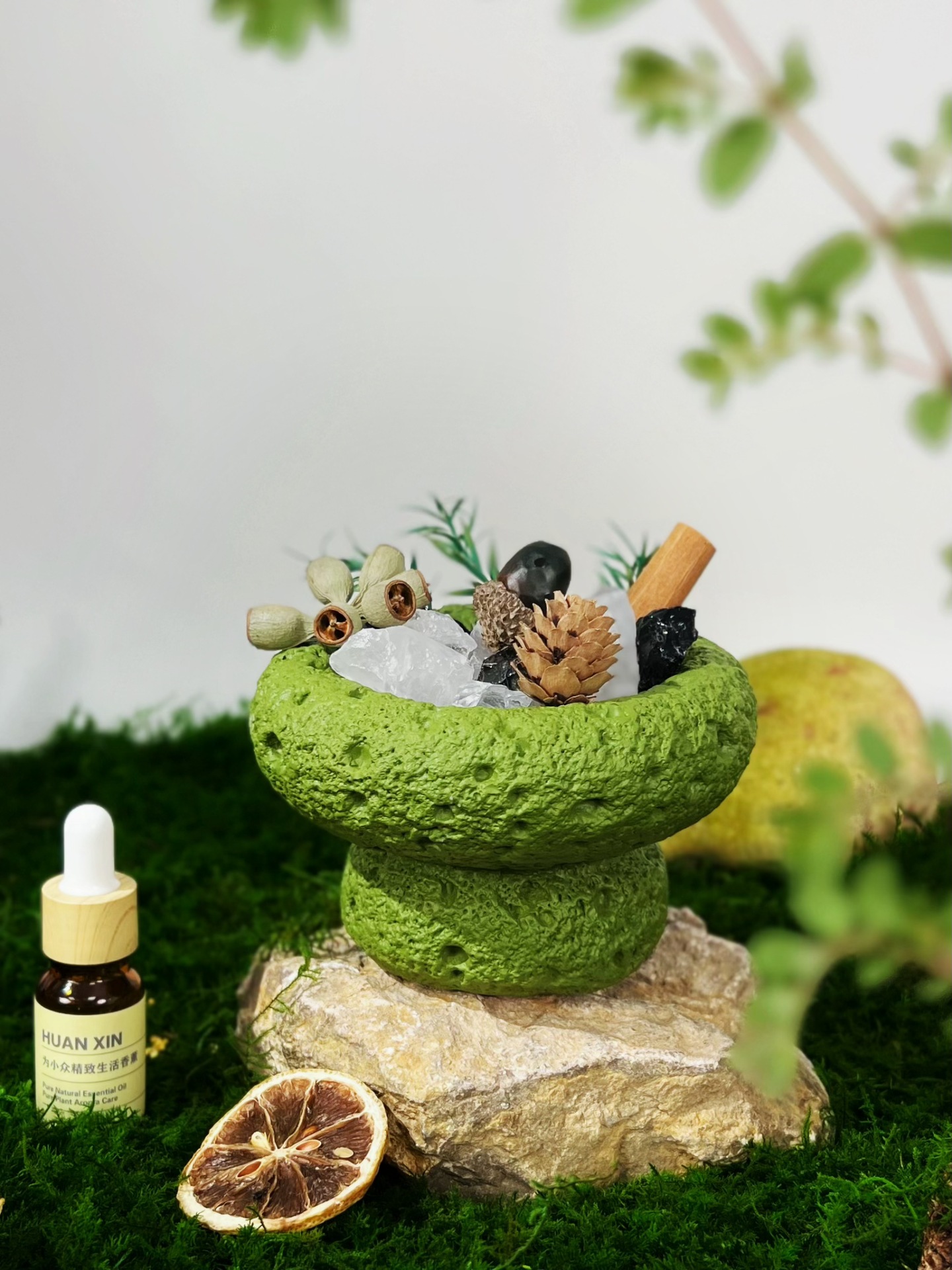绿野仙踪精油扩香石香薰蜡烛礼盒水晶石室内家居摆件详情10