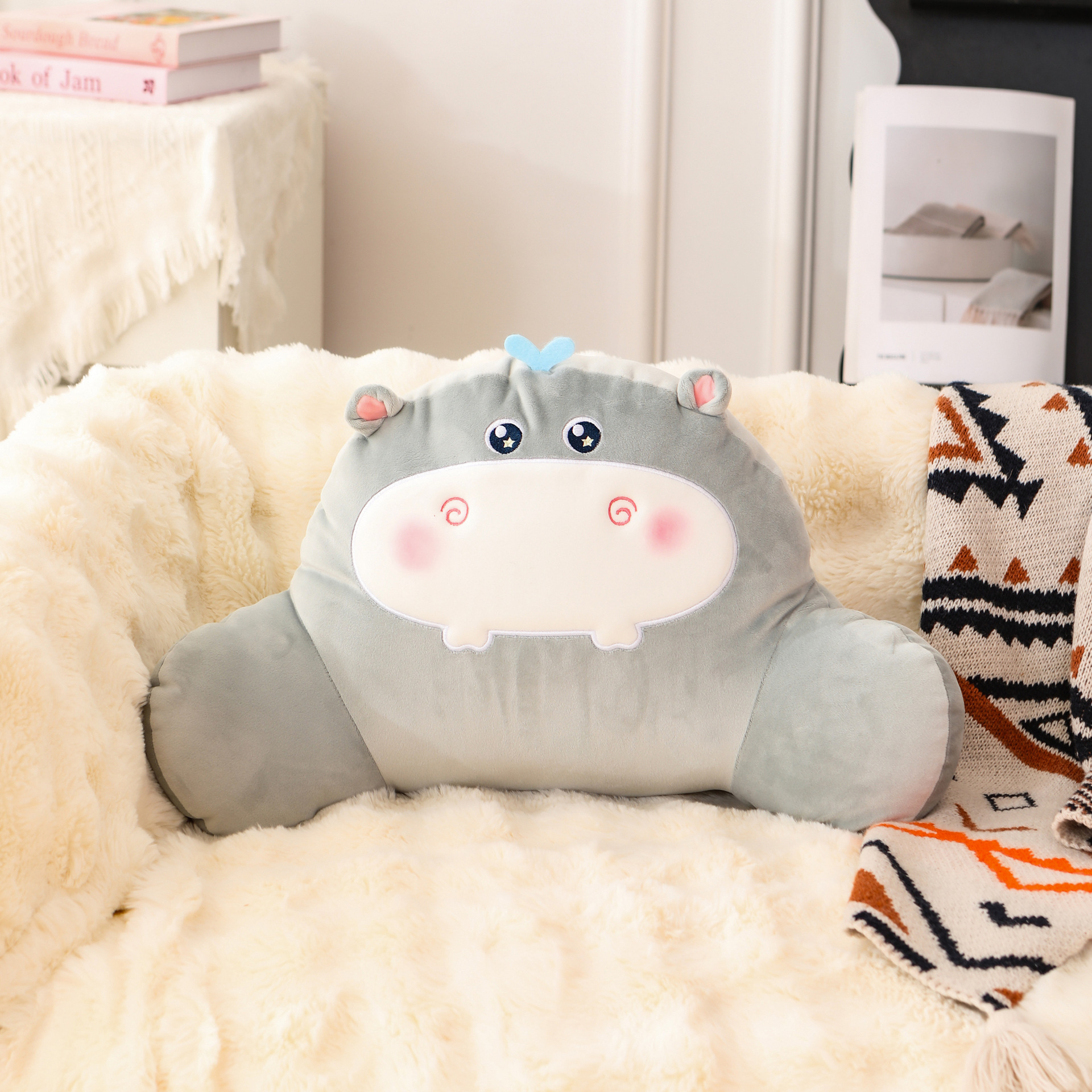 【 River Persimmon 】 Cartoon Set Lumbar support, headrest, throw pillow, U-pillow doll customization pic 12