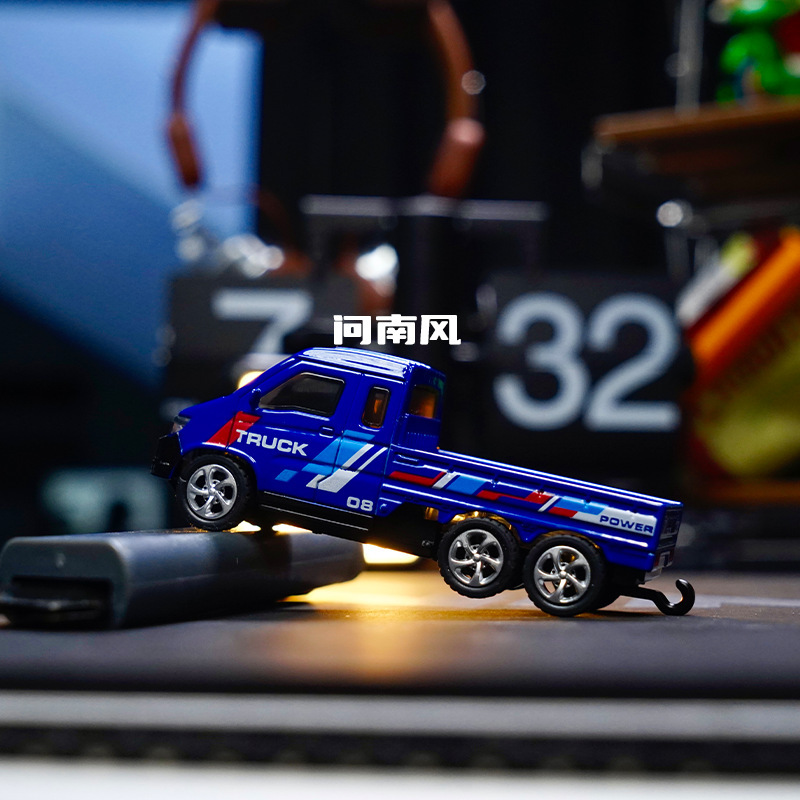 问南风1:64迷你合金RC桌面遥控车蓝牙遥控桌面皮卡玩具双控跨境详情10