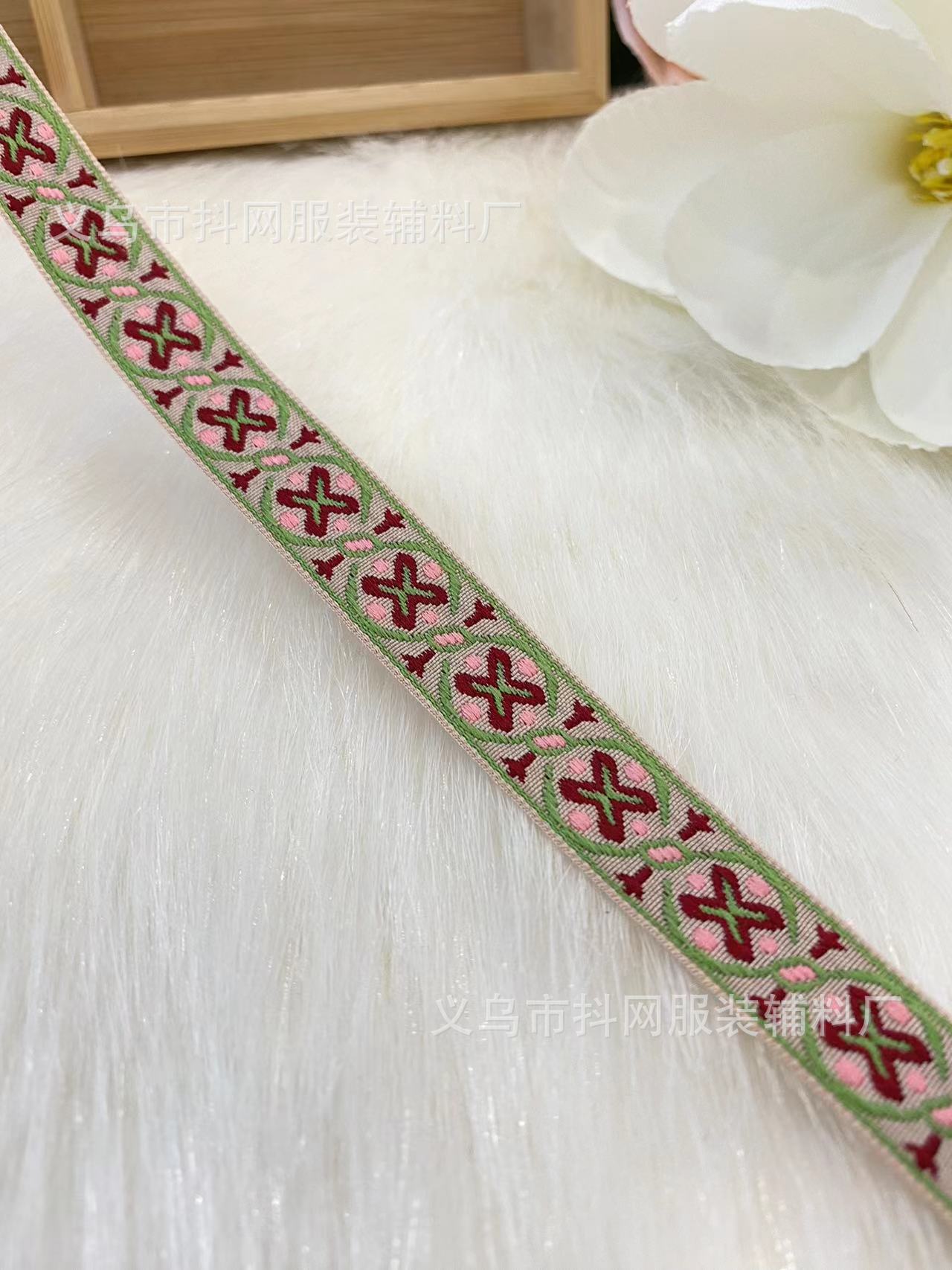 1.7- 2.0cm Classic handmade DIY bow webbing hair accessory Headwear bag edge strap gift box packaging bag pic 6