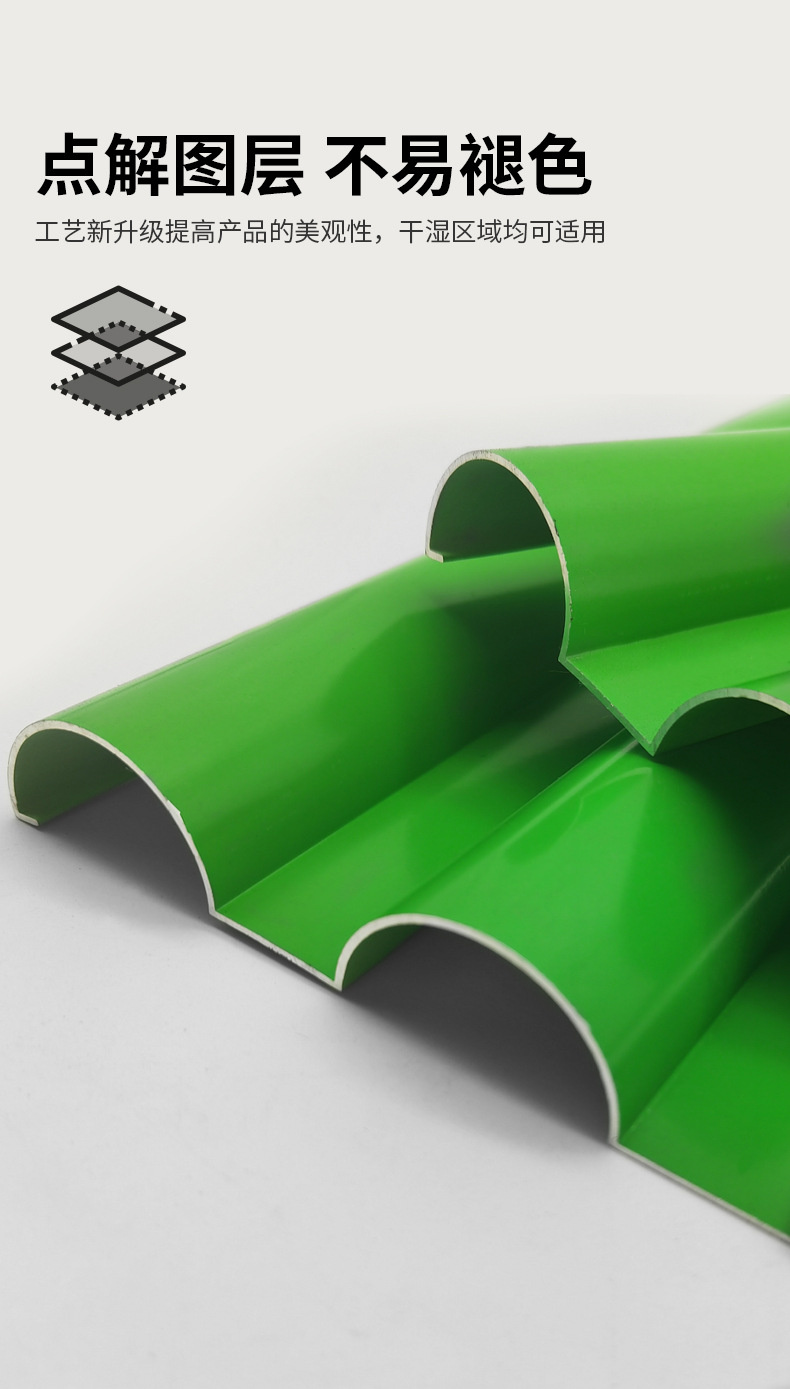 铝合金波浪板幕墙广告门头装饰长城板格栅凹凸铝单板波纹板铝型材详情8