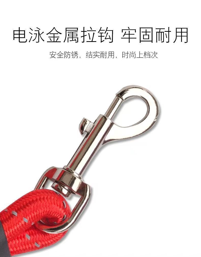 2米3米加长狗狗牵引绳狗绳子遛狗泰迪金毛宠物大型中型小型犬狗链详情1
