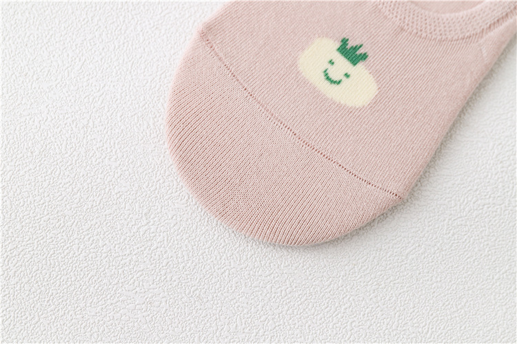 船袜女夏季薄款清新水果隐形防滑棉袜子女短袜浅口可爱日系ins潮详情35