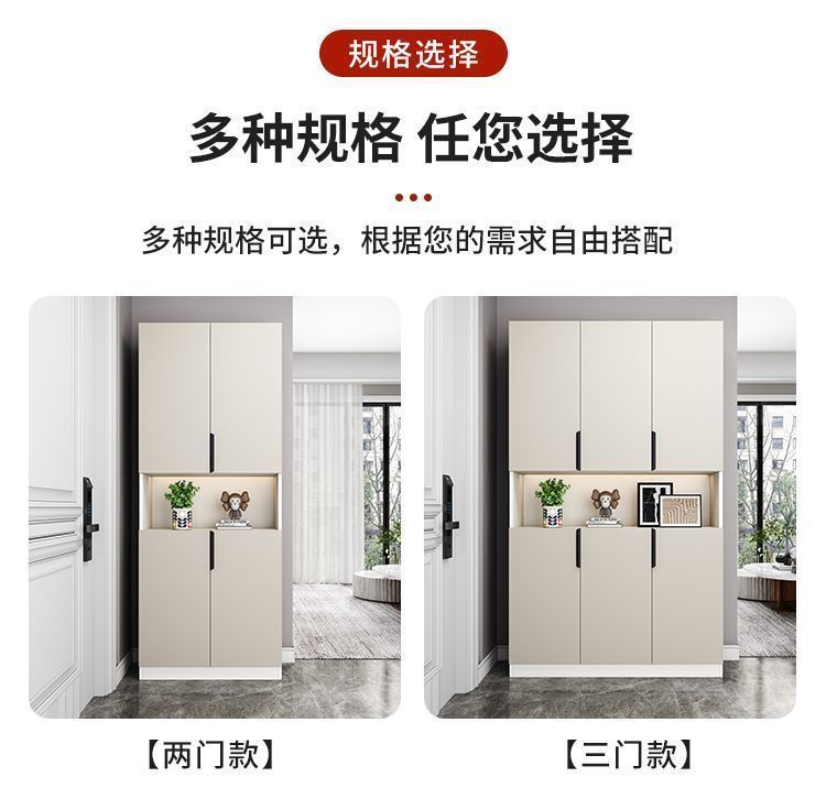 实木入户鞋柜换鞋凳家用门口靠墙多功能玄关柜收纳置物阳台储物柜详情7