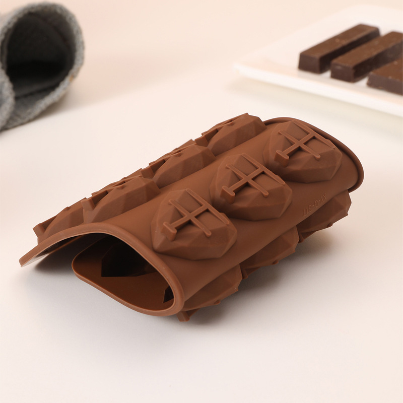 New creative heart-shaped coffee bean silicone cake mold, pudding jelly ice cube ice cream mold, baking mold pic 2