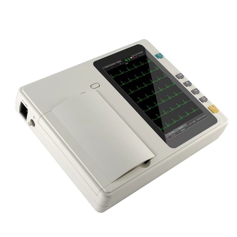 跨境专供ECG601心电图机便携式ECG machine医院专用六导心电图机详情7