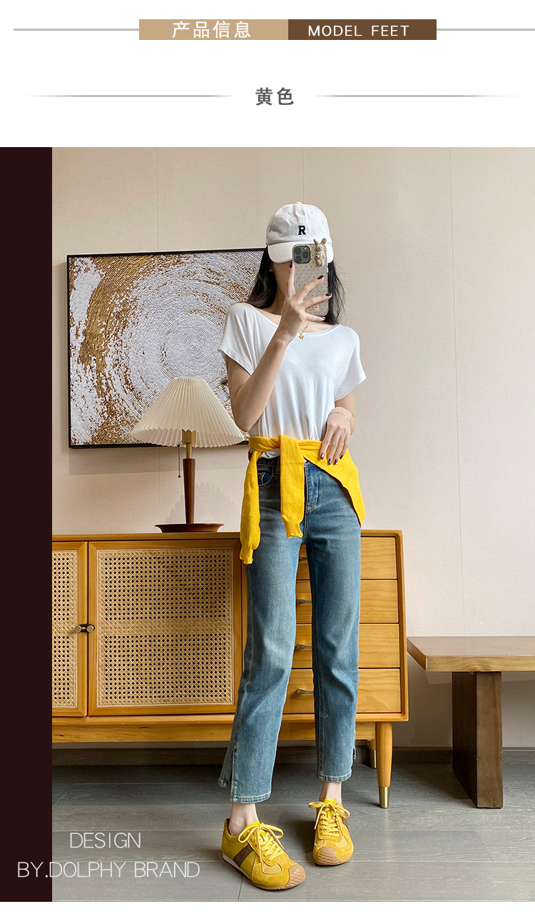 【高品质】芒果头小众舒适拼接皮面拼色德训鞋美式复古运动休闲鞋详情8