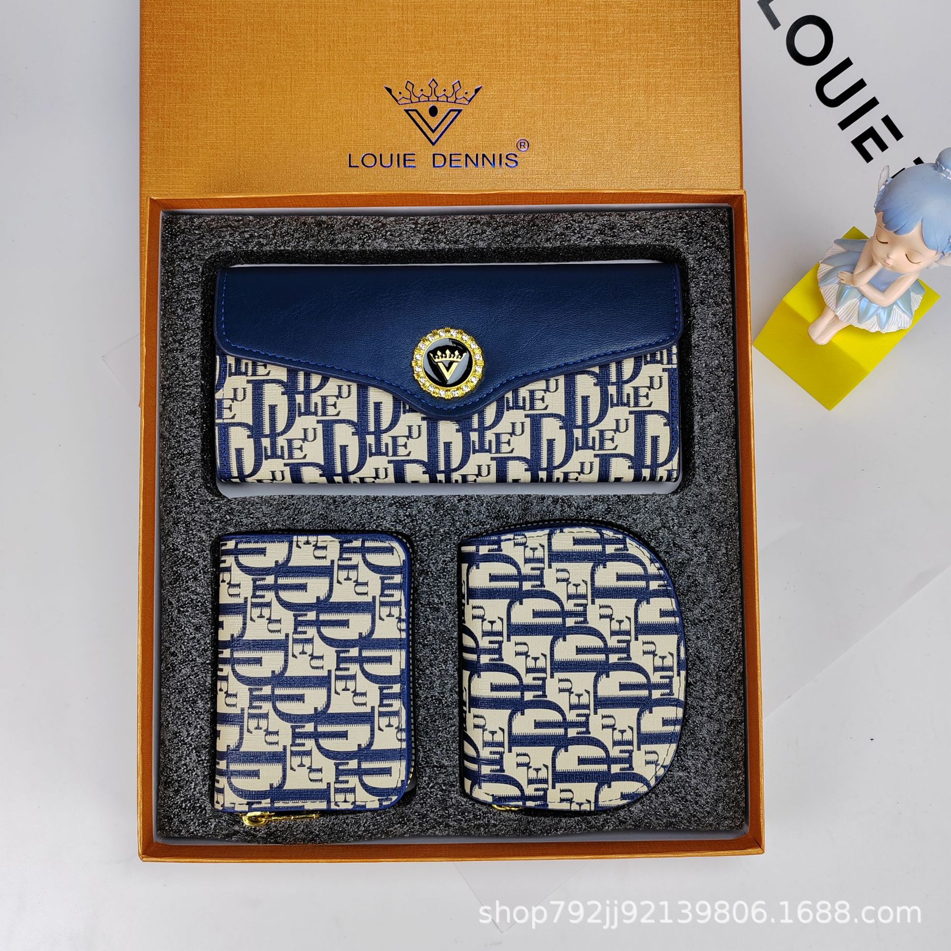 2024新款三件套礼盒装钱夹卡包套盒详情37