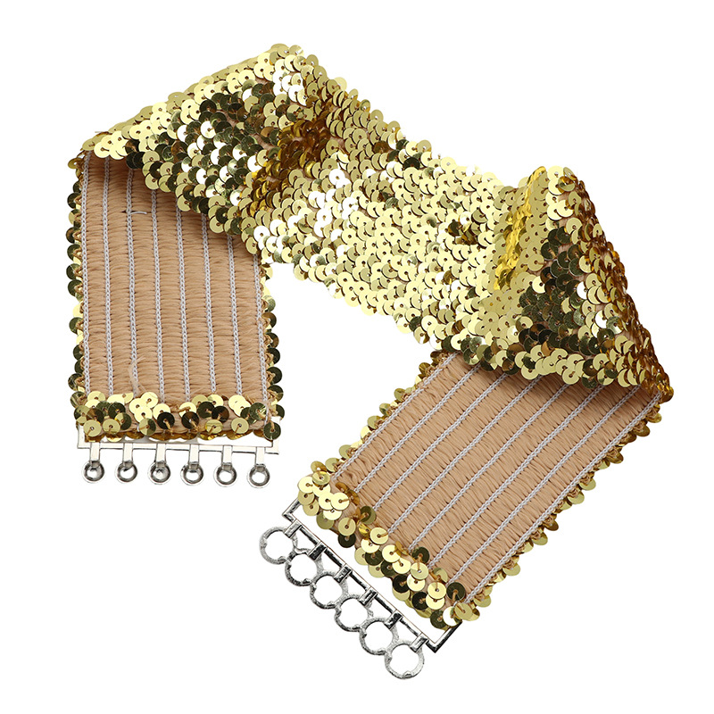 欧美风腰带女士高级感鱼鳞亮片腰封女式百搭装饰束腰外穿女裙腰封详情13